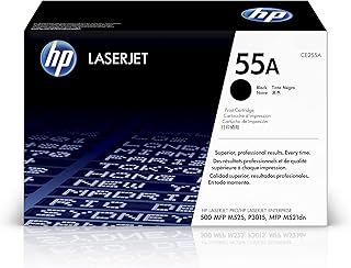 Черный тонер-картридж HP 55A для принтеров HP | Совместим с принтерами серий: LaserJet Enterprise 500 MFP M525, P3015, LaserJet Pro MFP M521 | CE255A