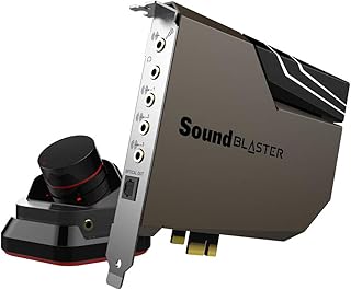 Внутренняя звуковая карта Creative Sound Blaster AE-7 Hi-Res PCIe, четырехъядерный процессор, DNR 127 дБ, ЦАП ESS SABRE-class 9018, дискретный двухканальный усилитель Xamp, дискретный 5.1/виртуальный 7.1, Dolby, кодирование DTS (черный)
