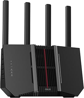 Маршрутизатор ASUS RT-BE92U BE9700 Tri-Band WiFi 7 поддерживает новую полосу пропускания 320 МГц и 4096-QAM, MLO, обнаружение WAN с помощью ИИ, поддержку AiMesh, бесплатную сетевую безопасность и комплексные функции VPN.
