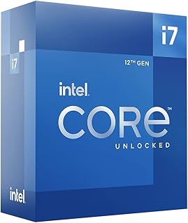 Игровой настольный процессор Intel Core i7-12700K со встроенной графикой и 12 ядрами (8P+4E) с частотой до 5,0 ГГц, разблокированный, чипсет LGA1700 600-й серии, мощность 125 Вт.