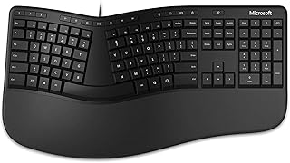 Эргономичная клавиатура Microsoft для бизнеса — проводная — черная
