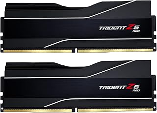 Оперативная память G.SKILL Trident Z5 Neo Series (AMD Expo) DDR5 64 ГБ (2x32 ГБ) 6000 МТ/с CL30-40-40-96 1,40 В для настольных компьютеров, UDIMM - матовый черный (F5-6000J3040G32GX2-TZ5N)