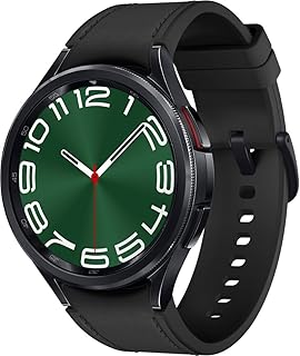 Смарт-часы SAMSUNG Galaxy Watch 6 Classic 47 мм из нержавеющей стали с фитнес-трекером, пульсометром, датчиком BIA и Bluetooth – черные.