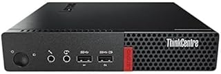 Настольный компьютер Lenovo ThinkCentre M910Q Tiny, процессор Intel Core i7-6700T до 3,6 ГГц, 32 ГБ ОЗУ, NVMe SSD 1 ТБ, поддержка 3 мониторов 4K, DisplayPort, HDMI, Wi-Fi AC, Bluetooth — Windows 10 Pro (восстановленный).