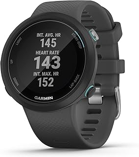 Garmin Swim 2, GPS-смарт-часы для плавания в бассейне и на открытой воде, измерение пульса под водой, запись расстояния, темпа, количества и типа гребков, цвет: сланцево-серый
