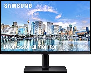 Компьютерный монитор SAMSUNG FT45 Series 27-дюймовый FHD 1080p, 75 Гц, IPS-панель, HDMI, USB-концентратор, регулируемая по высоте подставка, 3-летняя гарантия (LF27T450FQNXGO), черный