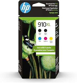 Оригинальные картриджи HP 910XL с увеличенным ресурсом (черный, голубой, пурпурный, желтый) | Подходят для принтеров OfficeJet серий 8010 и 8020, OfficeJet Pro серий 8020 и 8030 | Подходят для программы Instant Ink | 6ZA58AN