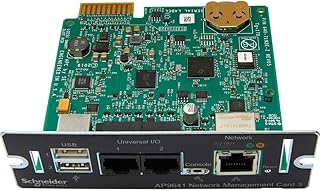 Сетевая карта управления ИБП APC 3 с 2 портами USB и функцией мониторинга температуры, новейшая модель 2020 года (AP9641)