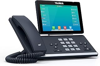IP-телефон Yealink T57W, 16 учетных записей VoIP. 7-дюймовый регулируемый цветной сенсорный экран. USB 2.0, Wi-Fi 802.11ac, двухпортовый гигабитный Ethernet, PoE 802.3af, адаптер питания в комплект не входит (SIP-T57W).