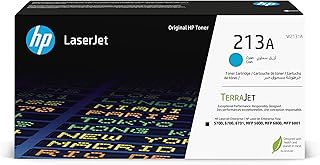 Оригинальный голубой тонер-картридж HP 213A для принтеров LaserJet, модель W2131A. Совместим с принтерами HP LaserJet Enterprise 5700, 5800, 6700, 6701, 6800, 6801.