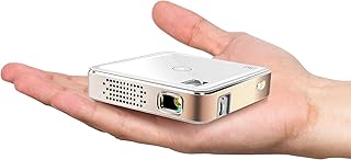 Портативный проектор Kodak Ultra Mini — поддержка HD 1080p, LED DLP, перезаряжаемый пико-проектор — дисплей 100 дюймов, встроенный динамик — HDMI, USB и Micro SD — совместим с iPhone, iPad и телефонами Android.
