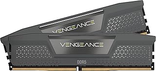 Оперативная память CORSAIR Vengeance DDR5 96 ГБ (2x48 ГБ) 6000 МГц CL36-44-44-96 1,4 В AMD Expo Intel XMP 3.0 для настольных компьютеров – серая (CMK96GX5M2E6000Z36)