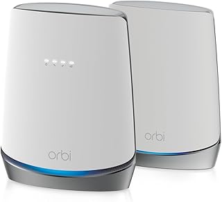 NETGEAR Orbi Модем-маршрутизатор (CBK752) DOCSIS 3.1 Кабельный модем и маршрутизатор WiFi 6 Mesh – AX4200 Беспроводная скорость 4,2 Гбит/с – Совместимость с Xfinity, Spectrum, Cox и другими – Покрытие 5000 кв. футов, 40 устройств