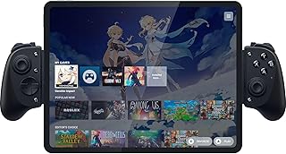 Игровой контроллер Kishi V3 Pro XL для iPad и планшетов Android до 13 дюймов: Полноразмерные стики TMR - Двойные задние кнопки - Проводное и дистанционное управление для ПК - Тактильная отдача HD - 6 бесплатных месяцев Apple Arcade