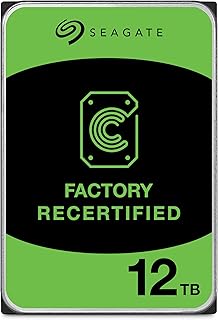 Жесткий диск Seagate (восстановленный) IronWolf 12 ТБ SATA для NAS-серверов, 6 Гбит/с, 256 МБ кэш-памяти, 3,5 дюйма, внутренний, для NAS-серверов, персонального облачного хранилища (ST12000VN0007)