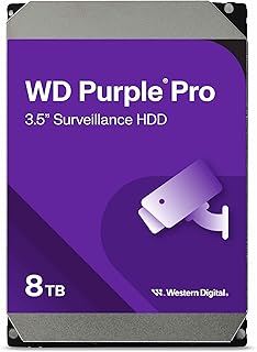Внутренний жесткий диск Western Digital WD Purple Pro Surveillance 8 ТБ - SATA 6 Гбит/с, кэш 256 МБ, 3,5 дюйма - WD8002PURP
