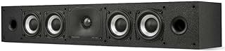 Центральный канал Polk Monitor XT35 Slim — сертифицирован по стандарту Hi-Res Audio, совместим с Dolby Atmos и DTS:X, оснащен 1-дюймовым твитером из терилена и четырьмя 3-дюймовыми динамически сбалансированными низкочастотными динамиками, подходит для настенного монтажа, цвет «Полуночный черный».