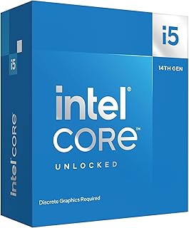 Новый игровой настольный процессор Intel® Core™ i5-14600KF, 14 ядер (6 P-ядер + 8 E-ядер) - разблокированный.