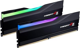 64 ГБ G.Skill DDR5 Trident Z5 RGB 6400 МГц CL32 1,40 В, двухканальный комплект, 2 x 32 ГБ, черный