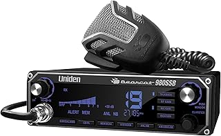 Радиостанция Uniden BEARCAT 980, 40-канальная SSB CB с боковой полосой, поддержкой метеорологических данных NOAA, 7-цветным цифровым дисплеем, переключателем PA/CB и микрофоном с шумоподавлением, совместима с беспроводным микрофоном.