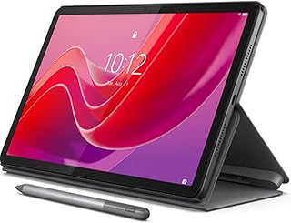 Lenovo Tab M11, 11-дюймовый дисплей, восьмиядерный процессор MediaTek Helio G88, 4 ГБ оперативной памяти, 128 ГБ SSD, разрешение 1920x1200 пикселей, датчик освещенности, 10 часов работы от батареи, в комплекте чехол-книжка, цвет Luna Grey.