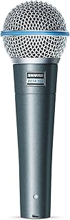 Вокальный микрофон Shure BETA 58A — одноэлементный суперкардиоидный динамический микрофон для сцены и студии, в комплекте регулируемый адаптер для стойки A25D, переходник с резьбой 5/8” на 3/8” (евро) и сумка для хранения.