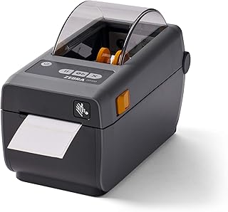 Настольный монохромный термопринтер ZEBRA ZD410 с шириной печати 2 дюйма и USB-подключением. Модель ZD41022-D01000EZ
