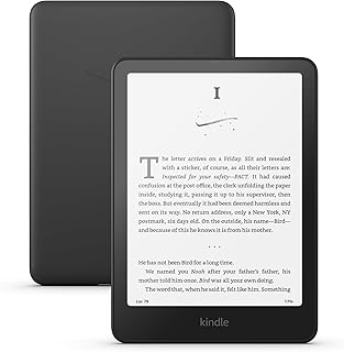 Amazon Kindle Paperwhite 16 ГБ (новейшая модель) – Наш самый быстрый Kindle за всю историю, с новым 7-дюймовым антибликовым дисплеем и временем автономной работы в течение нескольких недель – Без рекламы на экране блокировки – Черный