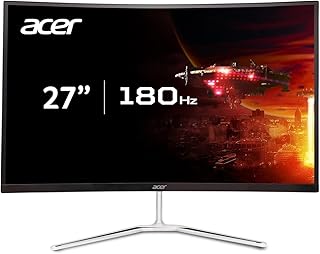 Игровой монитор Acer Nitro 27" WQHD 2560 x 1440 1500R | AMD FreeSync Premium | Частота обновления 180 Гц | Время отклика VRB 1 мс | Крепление VESA | HDR10 | 1 x Display Port 1.2 и 2 x HDMI 2.0 | EDA270U Pbmiipx