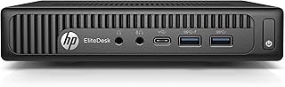 HP 600 G2 Micro Computer Mini Tower PC, Intel Quad Core i7-6700T, 32 ГБ DDR4 RAM, 512 ГБ SSD, WiFi, VGA, USB 3.0, Windows 11 Pro (восстановленный)
