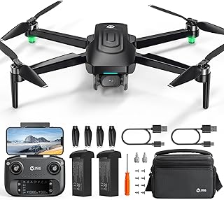 Дрон Holy Stone с GPS и камерой 4K EIS для взрослых, HS175G, 249 г, складной радиоуправляемый квадрокоптер с функцией автоматического возврата, следованием за объектом, временем полета 60 минут, быстрой зарядкой аккумулятора, безголовым режимом, модернизированная версия HS175D.