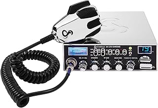 Профессиональная CB-радиостанция Cobra 29 LTD Chrome AM/FM — проста в использовании, предназначена для экстренных случаев, мгновенно переключается на 9-й канал, имеет выходную мощность 4 Вт, все 40 каналов, регулируемый приемник и калибровку КСВ, хромированная отделка.