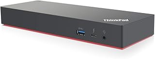 Док-станция Lenovo ThinkPad Thunderbolt 3 Gen 2 135 Вт (40AN0135) с поддержкой двух UHD 4K дисплеев, 2 HDMI, 2 DP, USB-C, USB 3.1 и 3-летней гарантией.