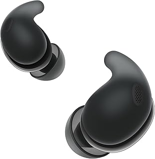 Беспроводные наушники-вкладыши Sony LinkBuds Fit с шумоподавлением, компактные и легкие, с новой конструкцией воздушных фиксаторов, черные.