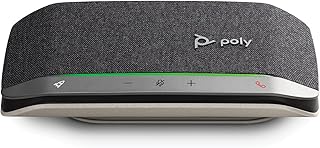 Персональный портативный смарт-спикерфон Poly Sync 20 USB-C (Plantronics) – шумоподавление/эхоподавление – работает с Teams, Zoom, ПК, Mac, мобильными устройствами – эксклюзивно на Amazon