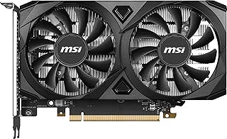Видеокарта MSI Gaming RTX 3050 Ventus 2X 6G OC (NVIDIA RTX 3050, 96-бит, тактовая частота в режиме Boost: 1492 МГц, 6 ГБ GDDR6 14 Гбит/с, HDMI/DP, архитектура Ampere)