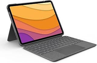 Чехол-клавиатура Logitech Combo Touch для iPad Air, съемная клавиатура с подсветкой, подставка, трекпад, разъем Smart Connector, цвет Oxford Gray, раскладка USA.