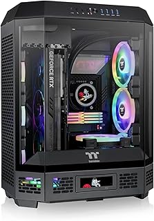 Корпус Thermaltake Tower 600 Black Mid-Tower ATX; 3 панели из закаленного стекла; поддержка скрытых разъемов для материнских плат; поворотные слоты PCI-e; CA-1Z1-00M1WN-00; 3-летняя гарантия
