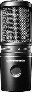 Конденсаторный кардиоидный USB-микрофон Audio-Technica AT2020USB-X, черный.