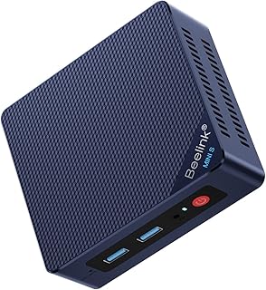Мини-ПК Beelink, Mini S12 Pro, Intel 12-го поколения, 4-ядерный N100 (до 3,4 ГГц), мини-компьютер, 16 ГБ оперативной памяти DDR4, SSD 500 ГБ, настольный ПК, два HDMI, 4K UHD/гигабитный Ethernet/Wi-Fi 6/BT5.2/HTPC
