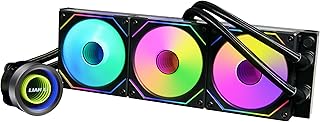 Жидкостное охлаждение процессора Lian Li Galahad II Trinity 360MM AIO с предустановленными вентиляторами для радиатора с ARGB-подсветкой (можно подключать последовательно) или вентиляторами UNI Fan SL-INF — для сокетов Intel® LGA 1700, 1200, 115X, AMD® AM5/AM4 (GA2T36INB.US)