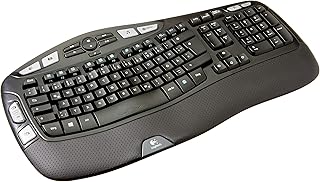 Клавиатура Logitech K350 — Беспроводное подключение — RF — Черная — USB-интерфейс