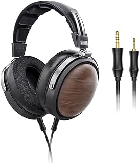 Наушники FiiO FT1 32Ω с большими динамическими излучателями и чашками из массива дерева.