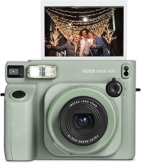 Фотоаппарат мгновенной печати Fujifilm INSTAX Wide 400 — цвет шалфейно-зеленый.