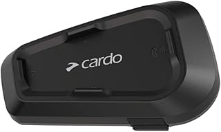 Мотоциклетная Bluetooth-гарнитура Cardo Systems Spirit HD, двусторонняя связь Bluetooth, тонкие 40-мм динамики, водонепроницаемая, универсальное подключение - комплект из одной штуки.