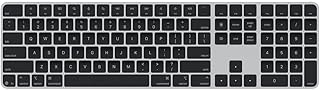 Клавиатура Apple Magic Keyboard с Touch ID и цифровой клавиатурой для моделей Mac с процессорами Apple Silicon — английский язык (США) — черные клавиши