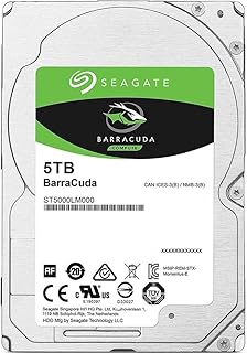 Внутренний жесткий диск Seagate BarraCuda 5 ТБ – 2,5 дюйма SATA 6 Гбит/с 5400 об/мин 128 МБ кэш-памяти для настольного ПК (ST5000LM000)