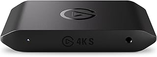 Elgato 4K S – Внешняя карта захвата для PS5, Xbox Series X/S, Switch 2, ПК, Mac, iPad | Сквозная передача и захват 4K60, 1440p120 или 1080p240, HDR10, VRR, USB-C, практически нулевая задержка