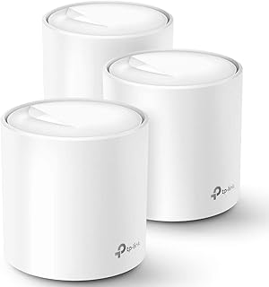 Система Mesh Wi-Fi TP-Link Deco WiFi 6 (Deco X20) — покрывает площадь до 5800 кв. футов, заменяет беспроводные маршрутизаторы и расширители (комплект из 3 устройств, всего 6 портов Ethernet, поддерживает проводное Ethernet-соединение).