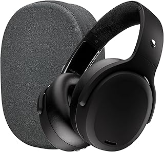 Наушники Skullcandy Crusher ANC 2 Sensory Bass с активным шумоподавлением, защитным чехлом и зарядным кабелем в комплекте — черный цвет.